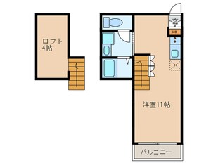 Ｅｓｔｕｄｉｏ　南脇の物件間取画像